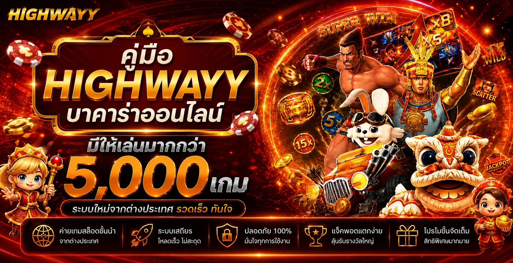 HIGHWAYY บาคาร่าออนไลน์ คู่มือมือใหม่แบบเข้าใจจริง